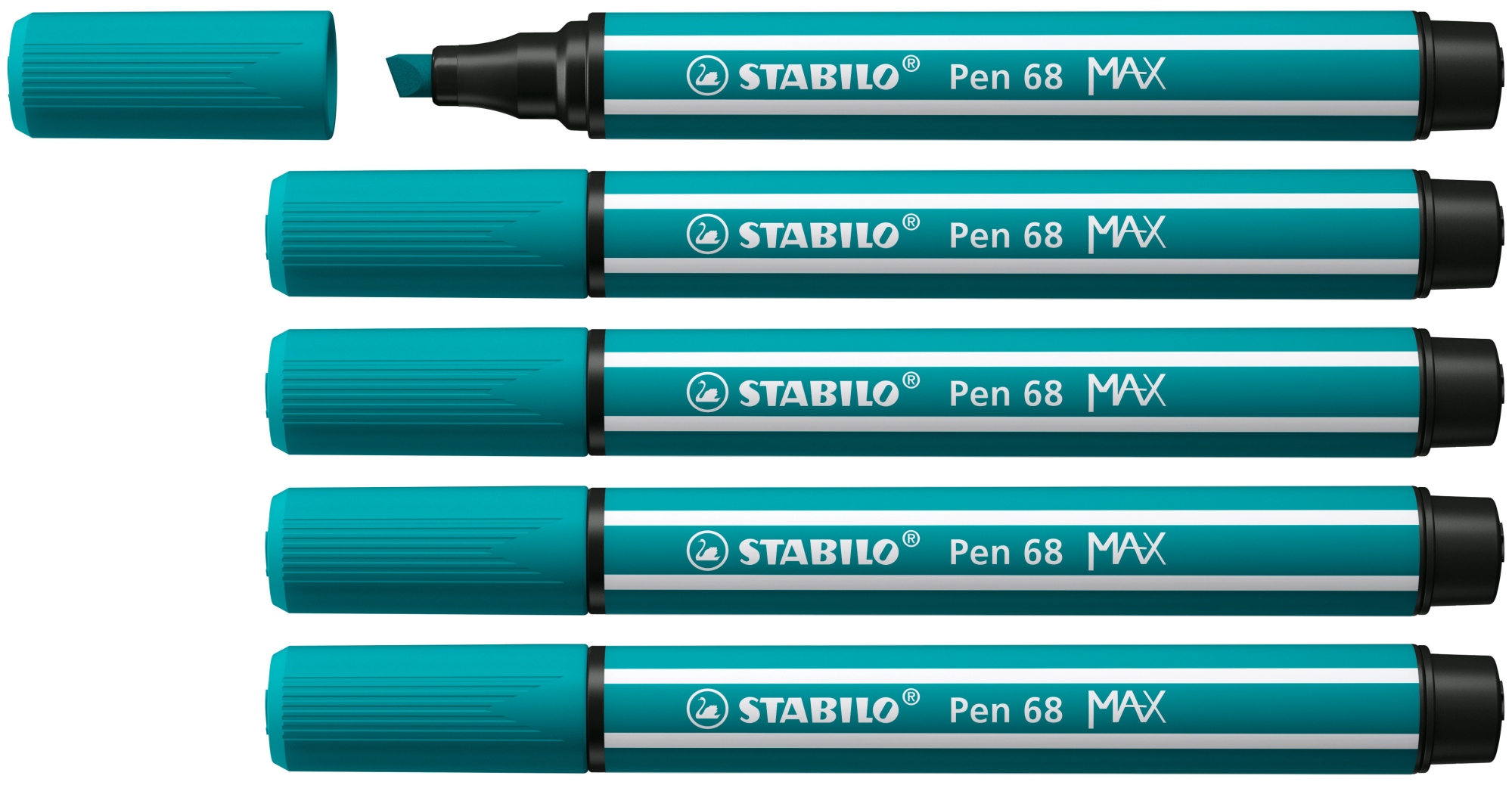 Pen 68 MAX rotulador Turquesa 5 pieza(s)