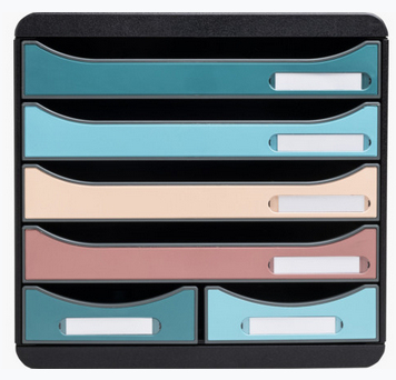 312606D organizador para cajón de escritorio Plástico Colores surtidos