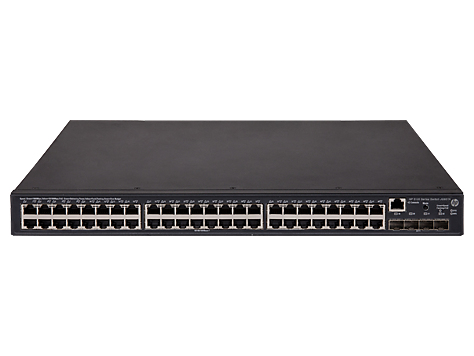 FlexNetwork 5130 48G PoE+ 4SFP+ (370W) EI Gestionado L3 Gigabit Ethernet (10/100/1000) Energía sobre Ethernet (PoE) 1U Negro