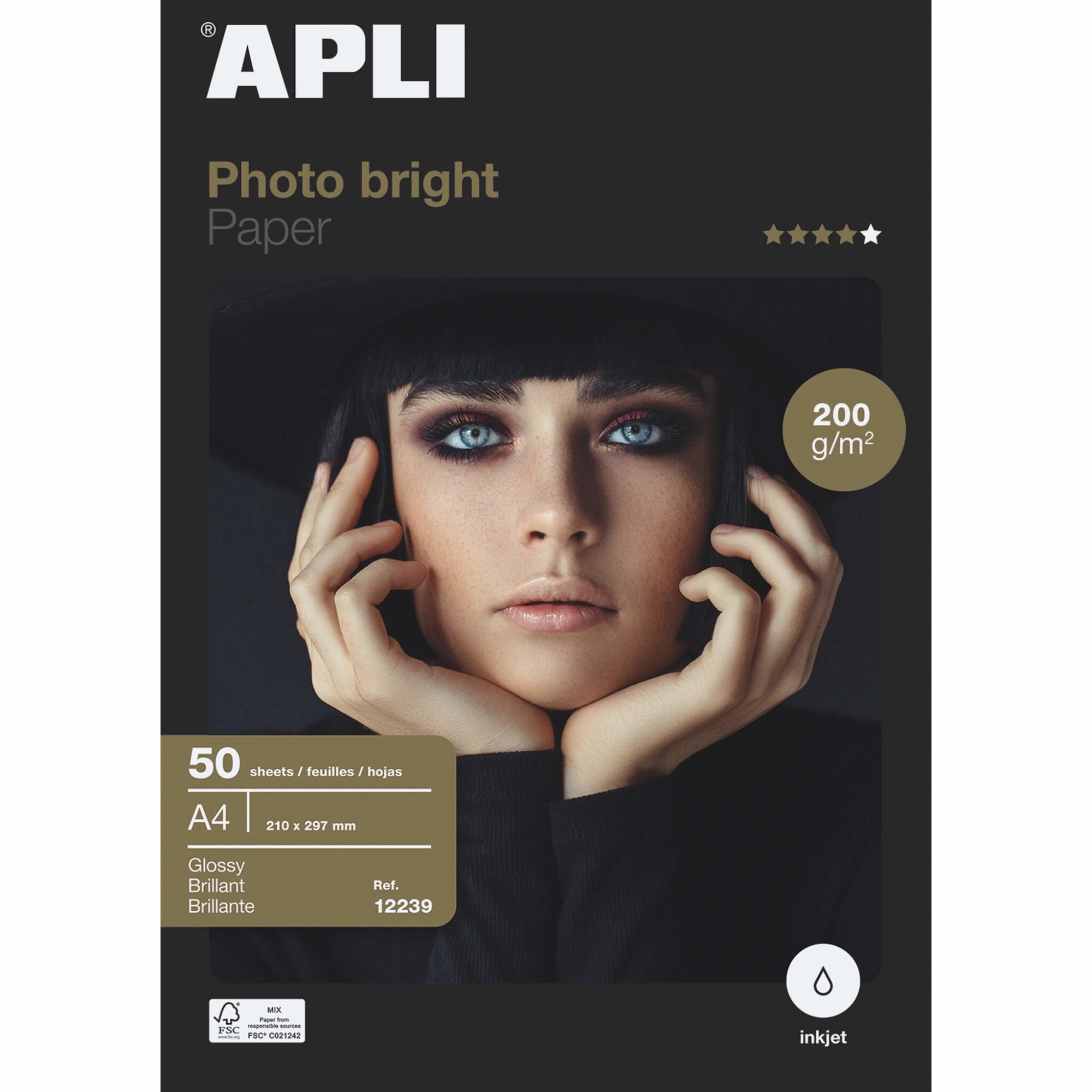 12239 papel fotográfico Blanco