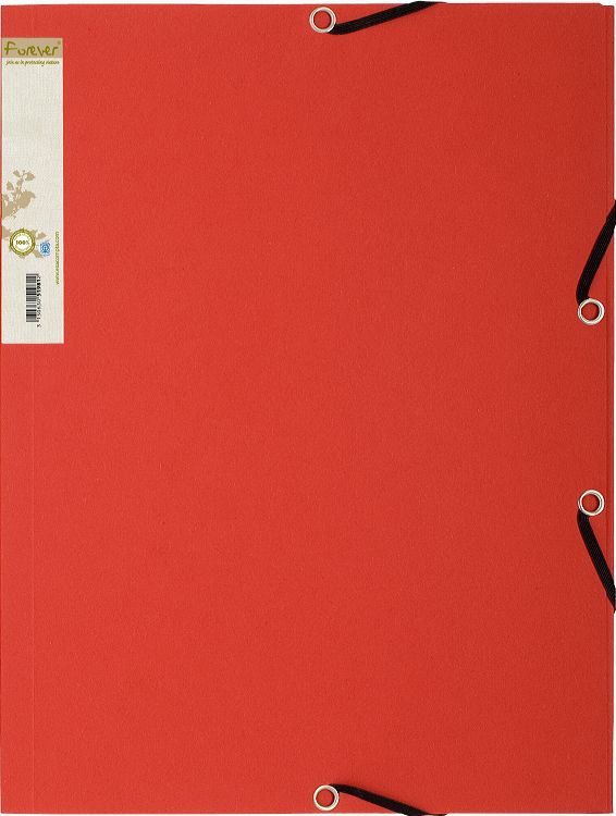 56985E carpeta Papel Rojo A4