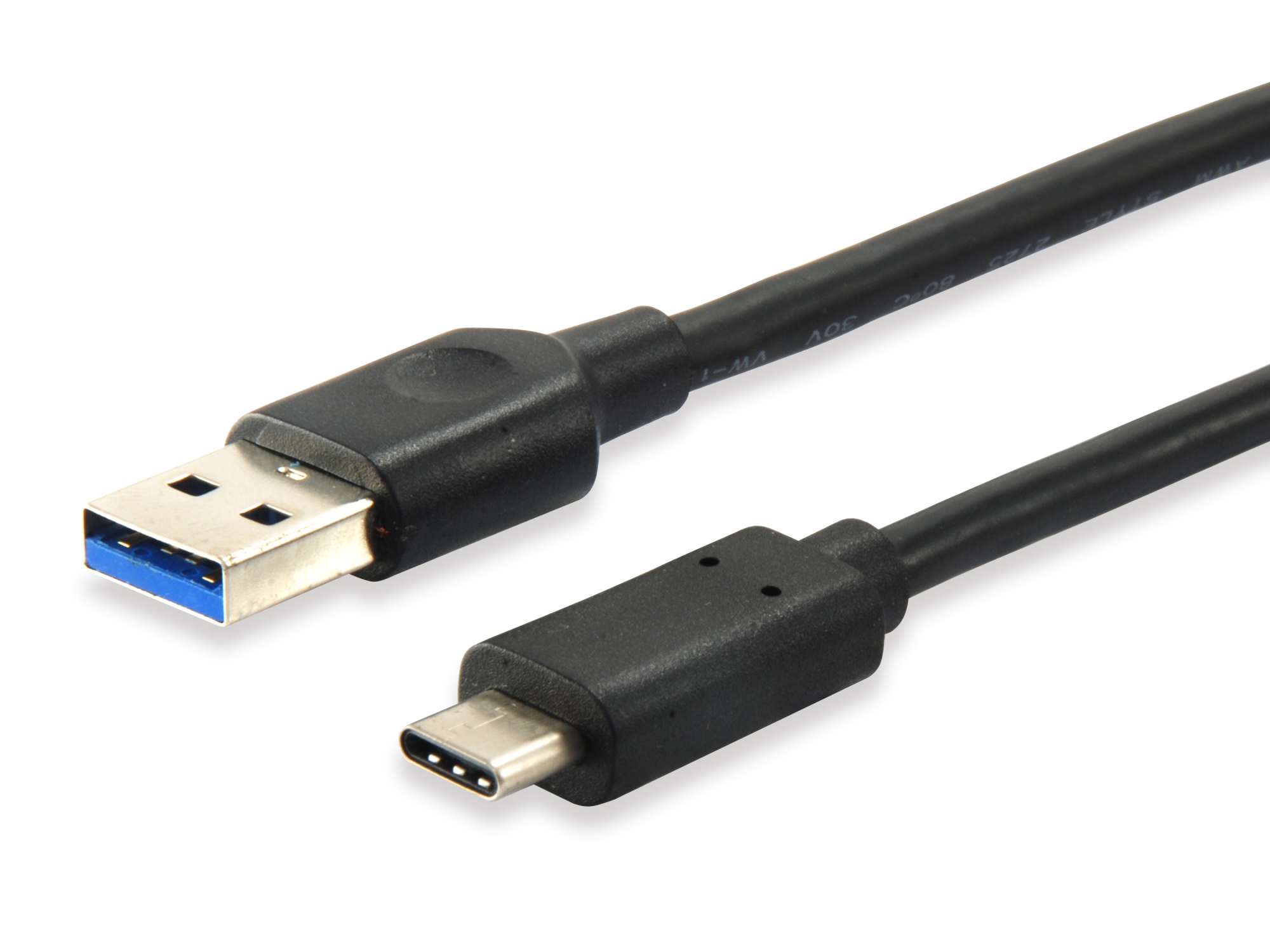 128345 Cable USB 3.2 Gen 1 C a A, M/M, 0,5 m, 5 Gbps, negro