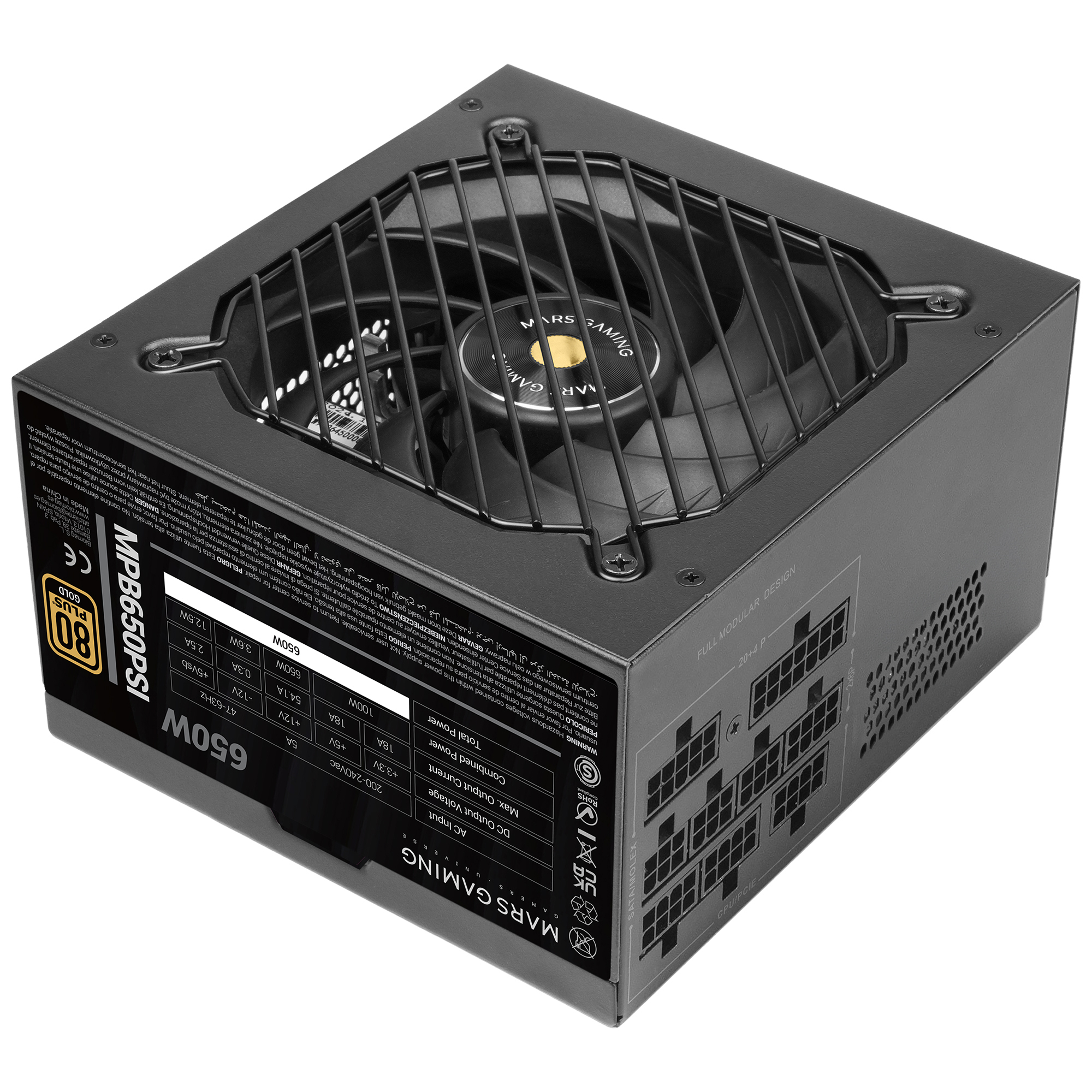 MPB650PSI unidad de fuente de alimentación Negro