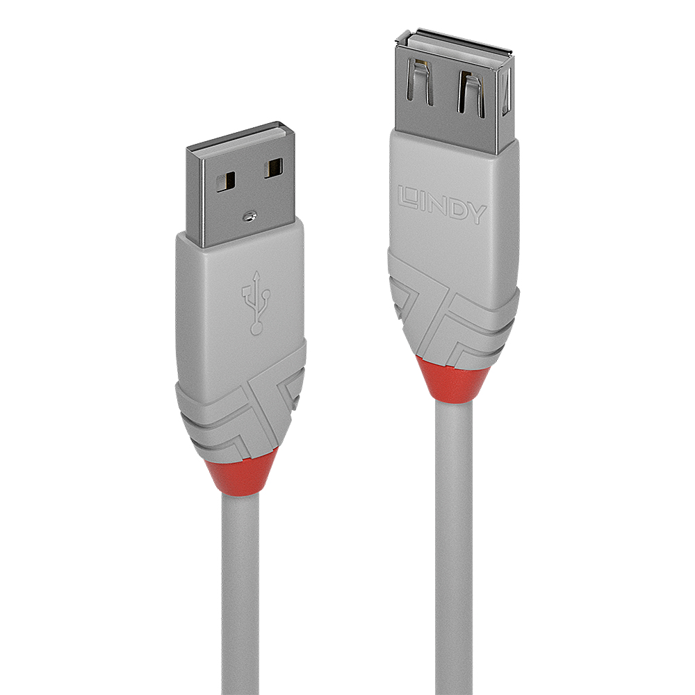 36713 cable USB USB 2.0 2 m USB A Gris
