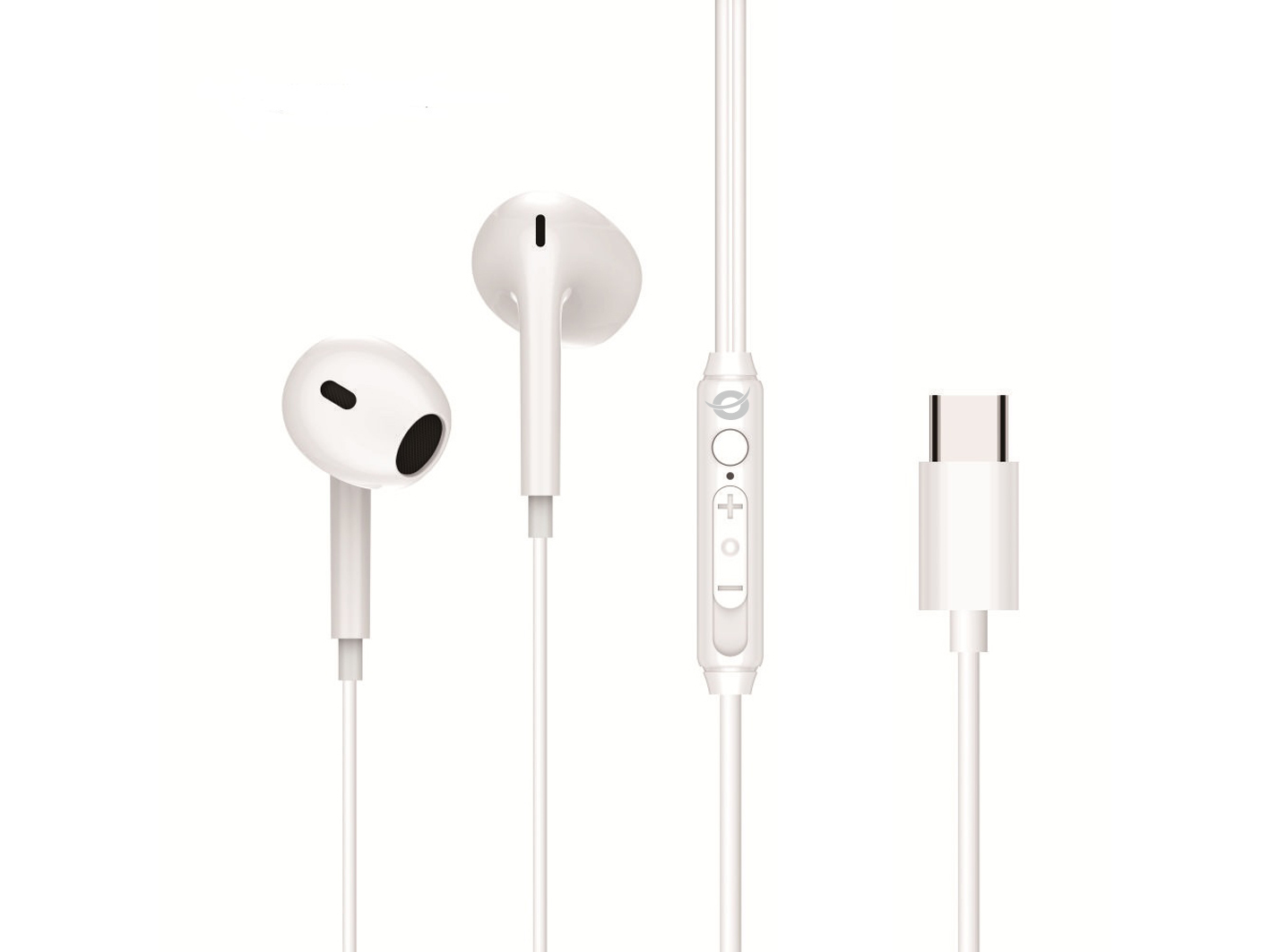 BRENDAN02W auricular y casco Auriculares Alámbrico Dentro de oído Llamadas/Música USB Tipo C Blanco