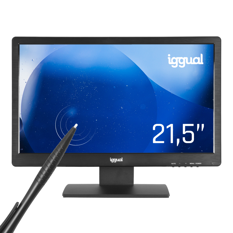 Monitor táctil resistivo 21,5" 16:9 FHD