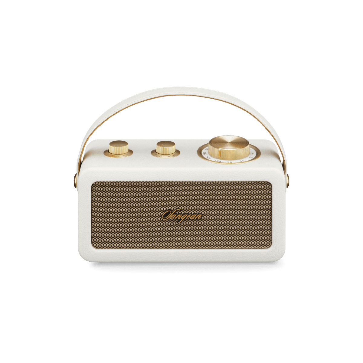 RA-101 Portátil Analógica Oro, Marfil