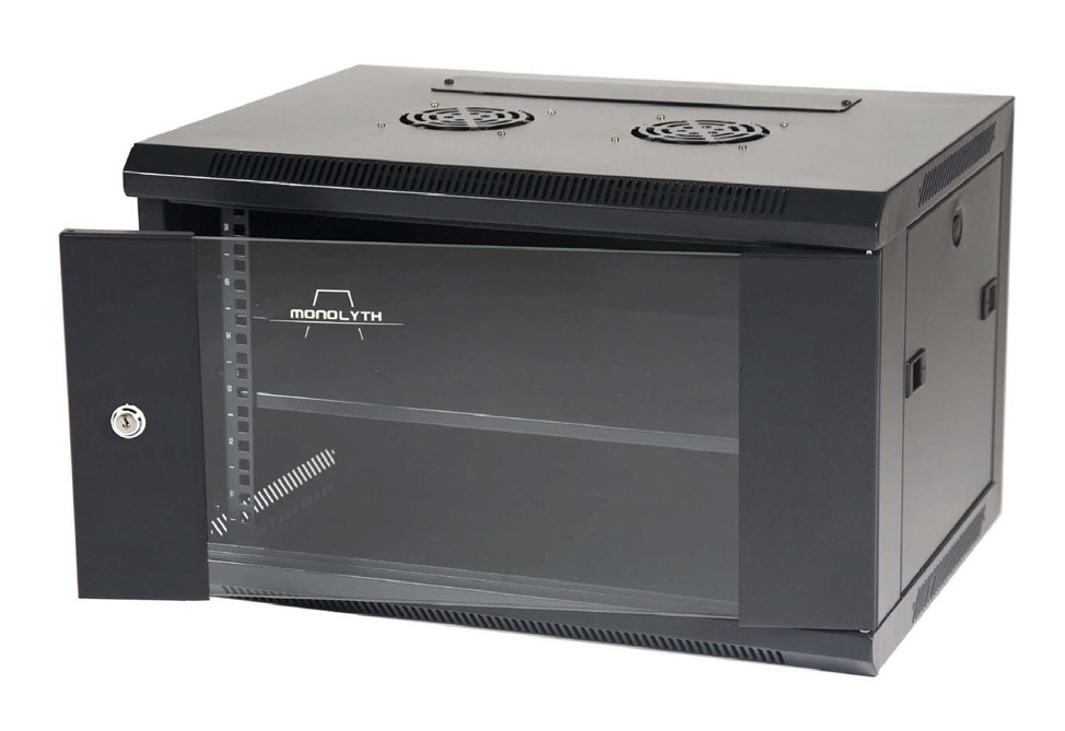SH6406 6U Bastidor de pared Negro