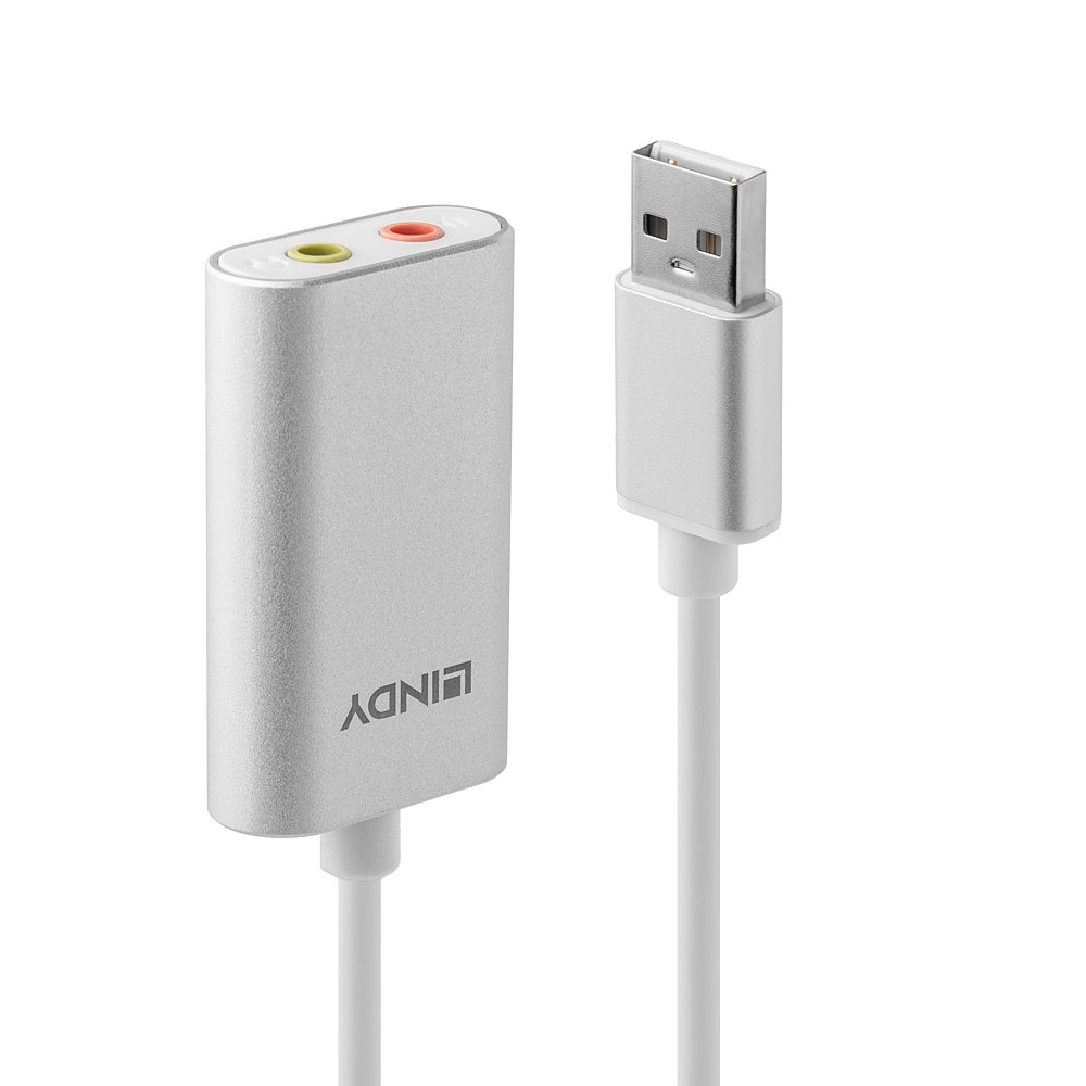 42926 convertidor de audio Plata, Blanco