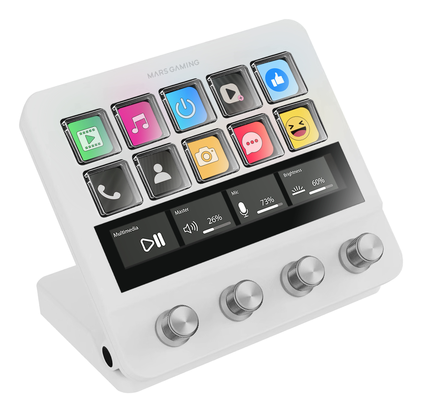MS-DPROW Blanco 10 botones