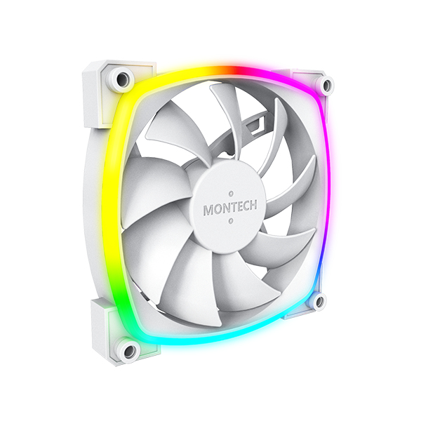 AX120 PWM Carcasa del ordenador, Procesador Módulo de ventilador 12 cm Blanco 1 pieza(s)