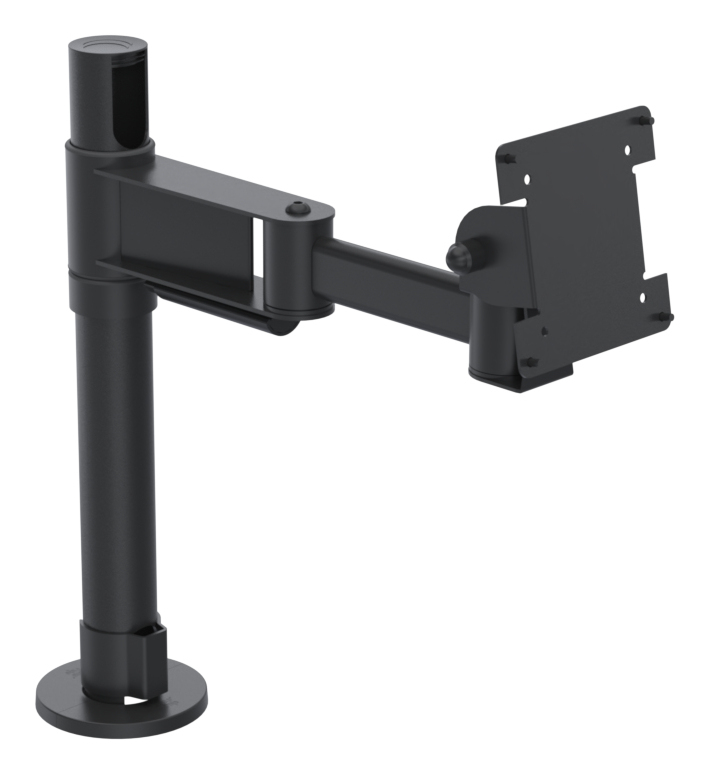 SpacePole POS SPV1106-FX-02 accesorio para terminal de punto de venta Montaje POS Negro Metal 75 x 75 mm 100 x 100 mm