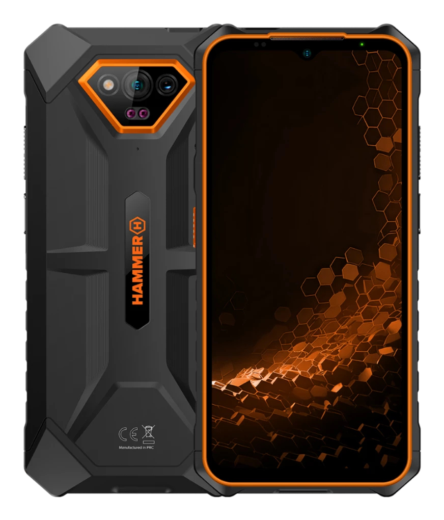 Iron V 16,5 cm (6.5") SIM doble Android 13 4G USB Tipo C 6 GB 64 GB 6320 mAh Negro, Naranja