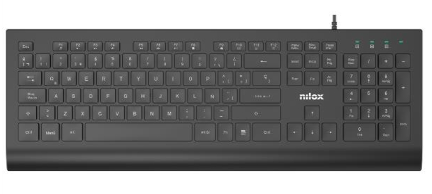 NXKBE000014 teclado Oficina USB Español Negro