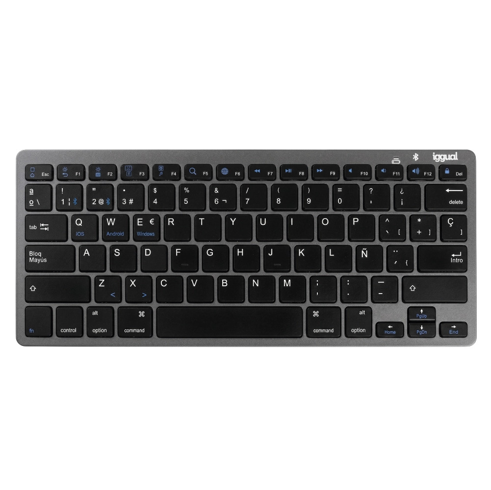 Teclado Bluetooth Slim TKL-BT negro 2 canal