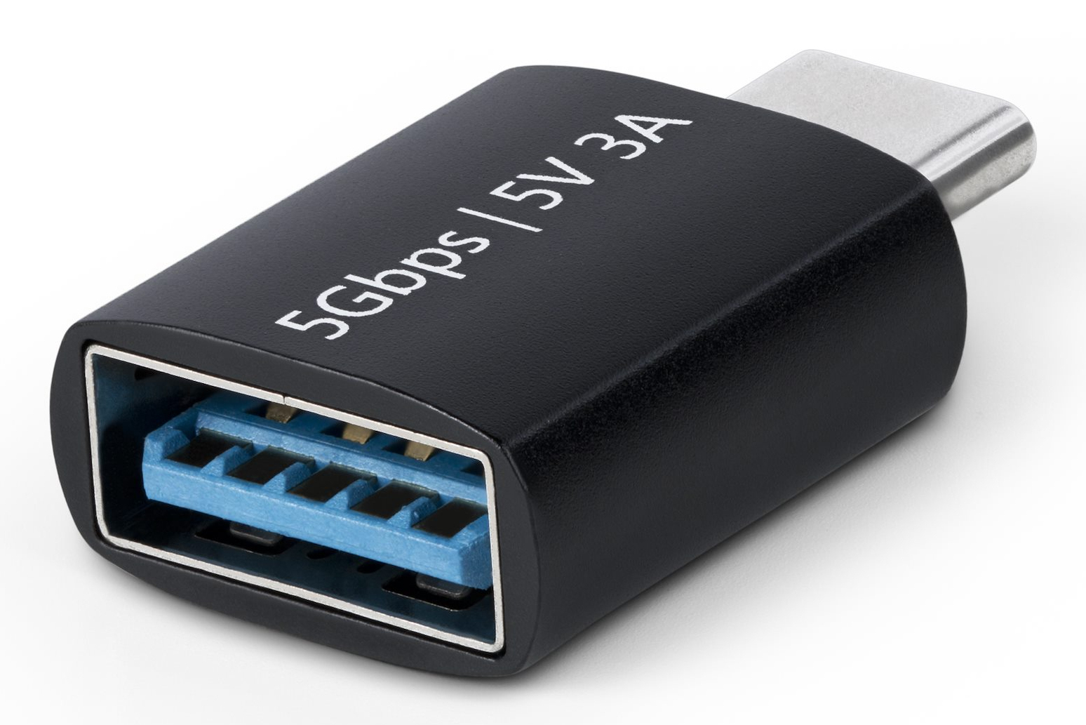 Adaptador USB-C a USB-A - USB Tipo C 5Gbps - Conversor USB Tipo C a USB-A - USB-C Macho a USB-A Hembra - Carcasa de Metal