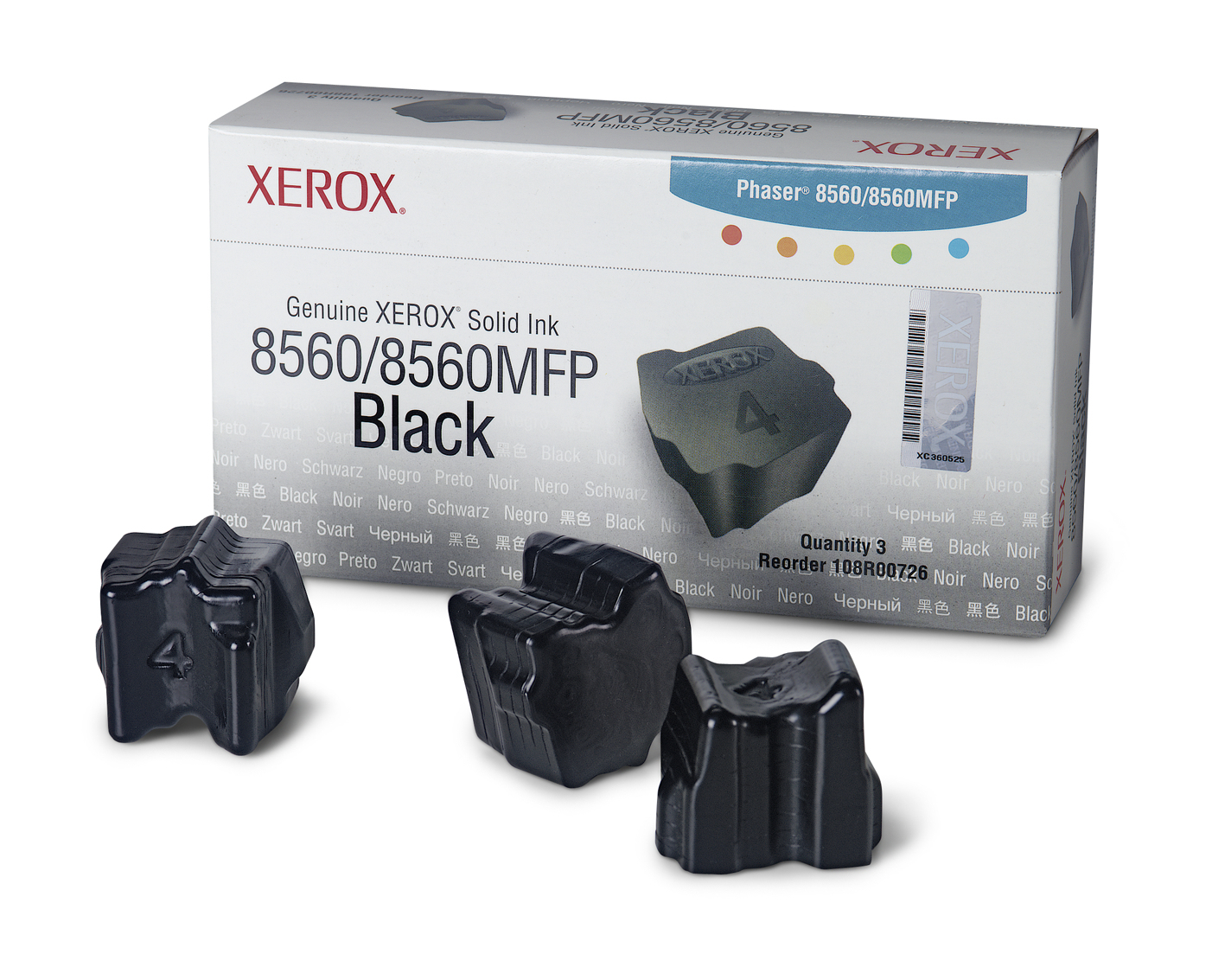 Tinta Sólida Negra Genuina 8560MFP/8560 (3.400 páginas)