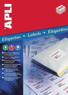 Labels 105 x 148mm etiqueta autoadhesiva Blanco 400 pieza(s)