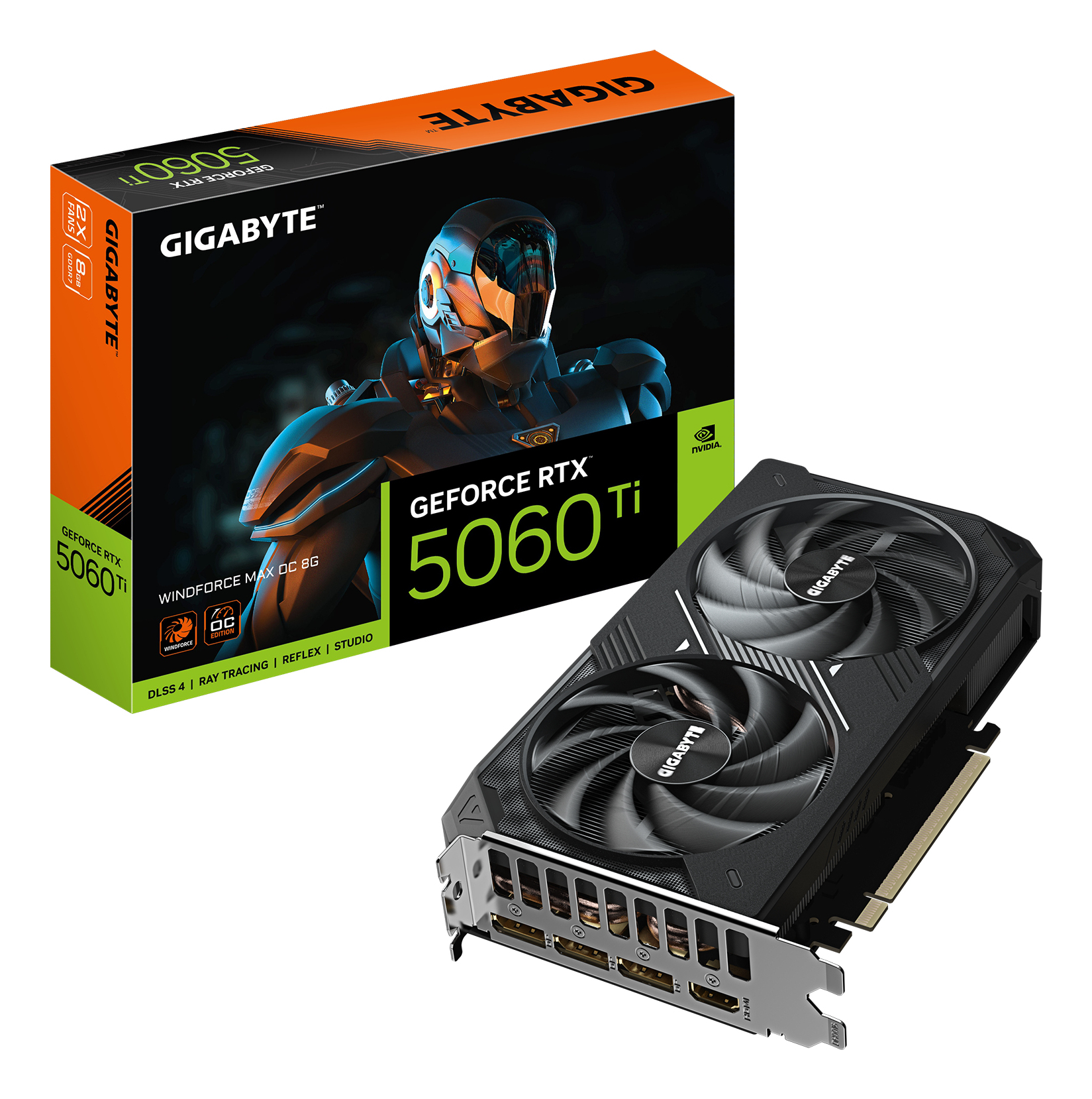 GeForce RTX 5060 Ti WINDFORCE MAX OC 8G Tarjeta Gráfica