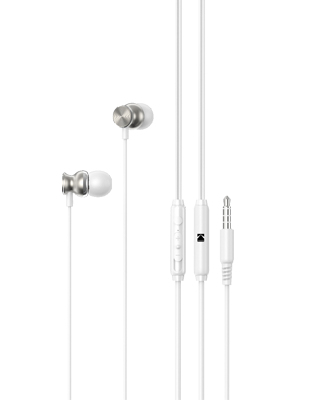 30425927 auricular y casco Auriculares Alámbrico Dentro de oído Llamadas/Música Blanco