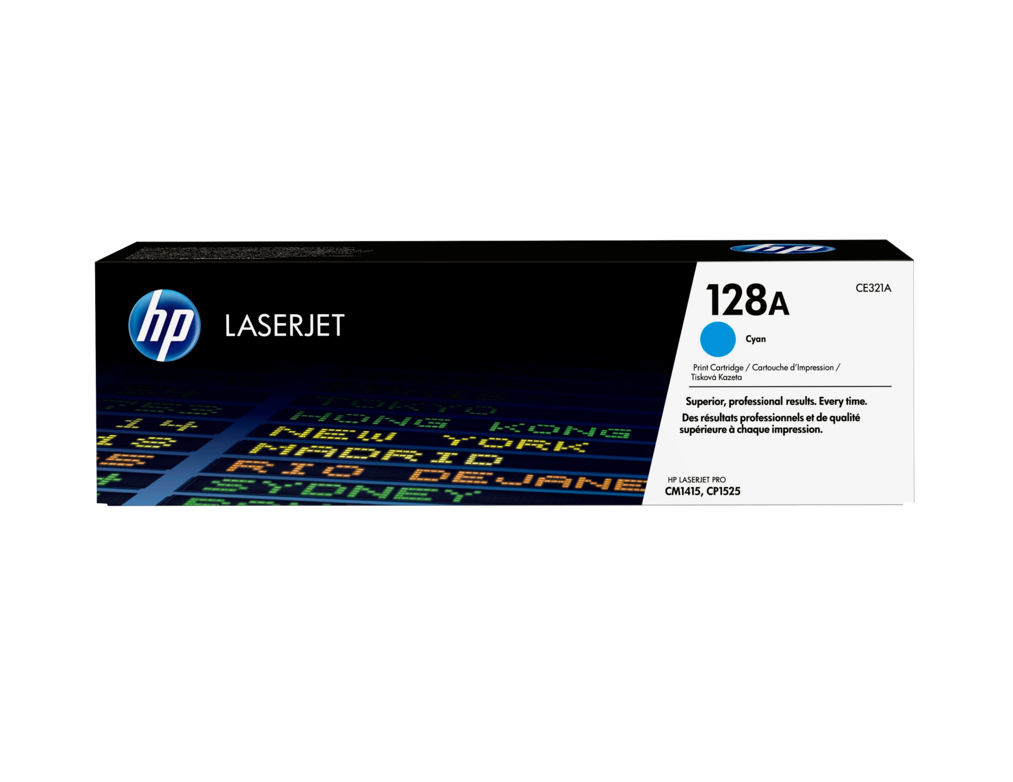Cartucho de tóner original LaserJet 128A cian