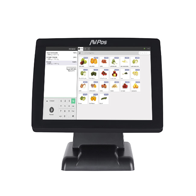 AVP-K3000B-I5-8128 Terminal Punto Venta (TPV) 38,1 cm (15") 1024 x 768 Pixeles Pantalla táctil