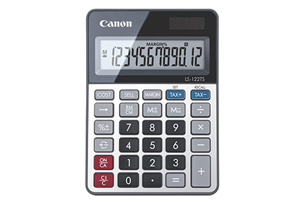 LS-122TS calculadora Escritorio Pantalla de calculadora Gris