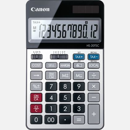 HS-20TSC calculadora Escritorio Calculadora financiera Negro, Plata