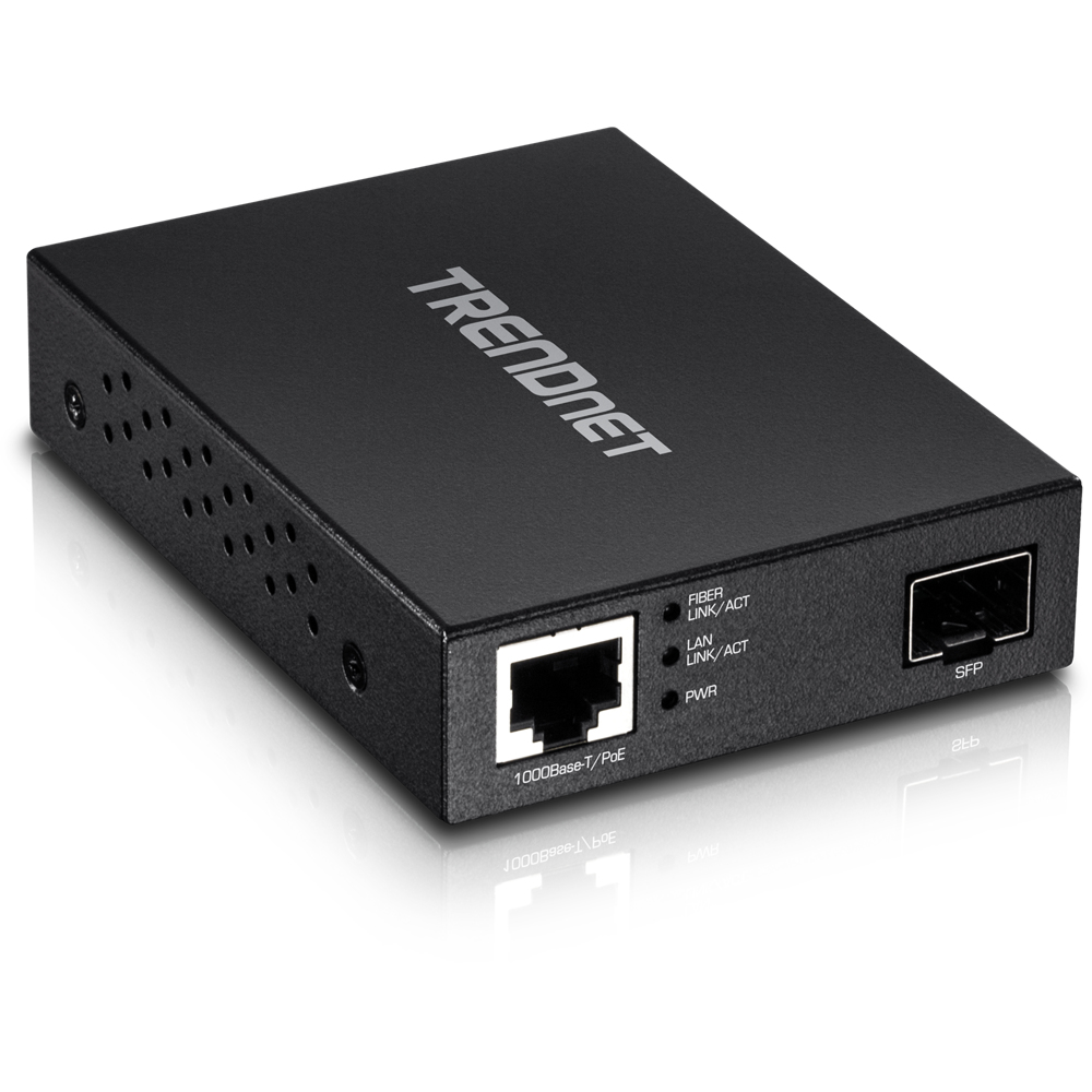TFC-PGSFP convertidor de medio 2000 Mbit/s Negro