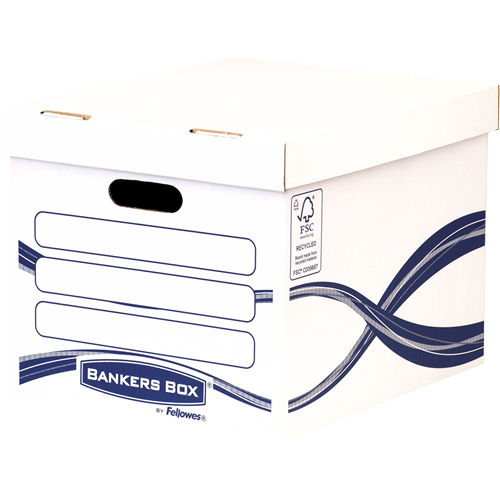 4460801 caja de almacenaje Rectangular Papel Azul, Blanco 4460801 - 1 unidad