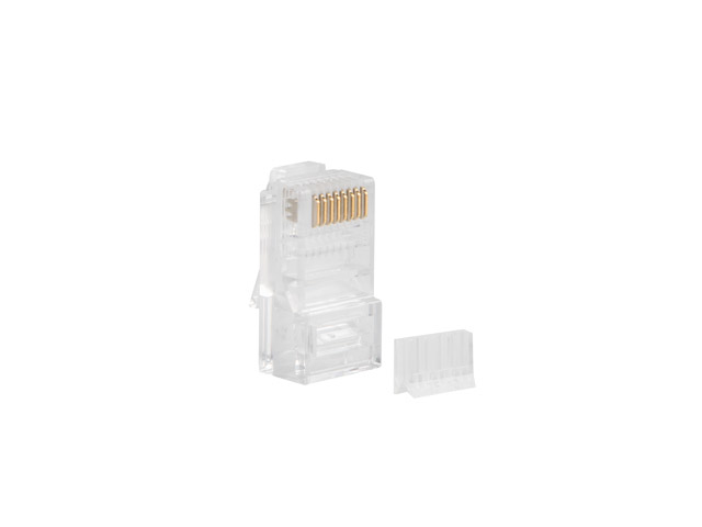 PLU-6000 conector RJ-45 Transparente