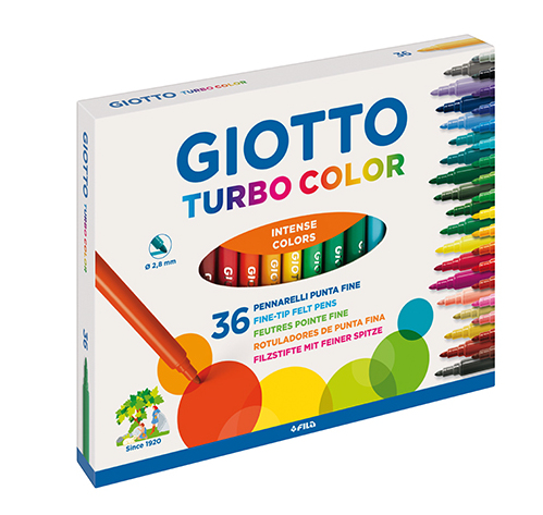 F418000 marcador 36 pieza(s) Punta fina Multicolor