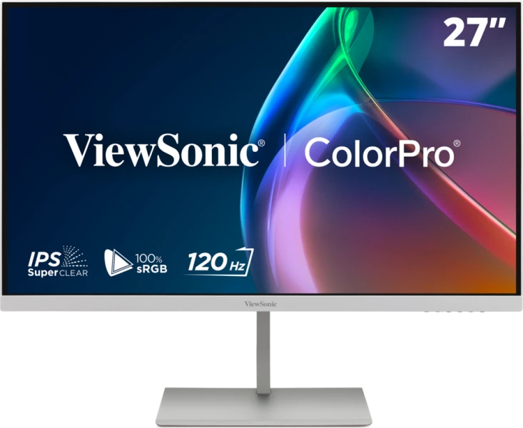 VP Series VP2766-2K-W pantalla para PC 68,6 cm (27") 2560 x 1440 Pixeles Quad HD LED Blanco, Plata