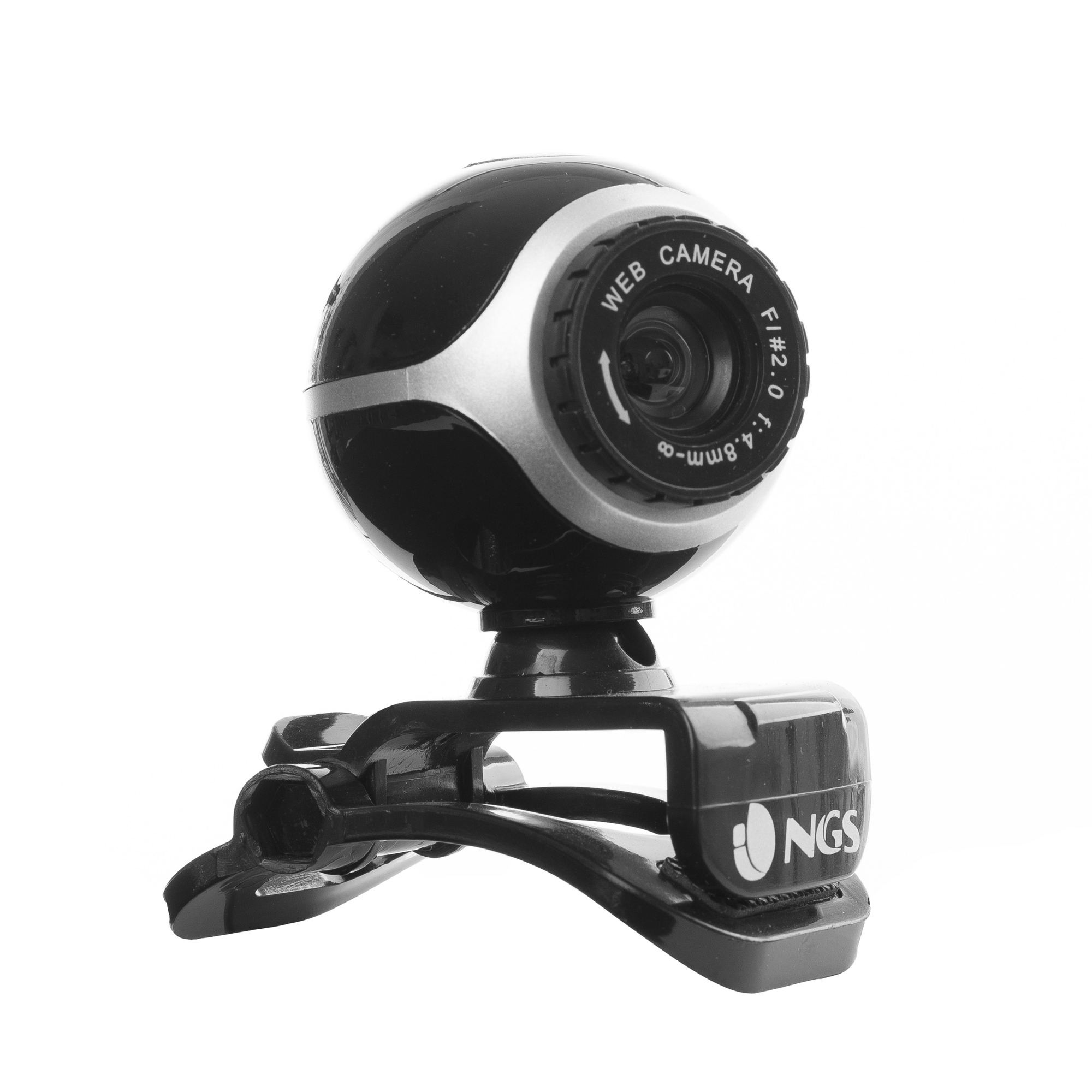 Xpresscam300 cámara web 8 MP 1920 x 1080 Pixeles USB 2.0 Negro, Plata