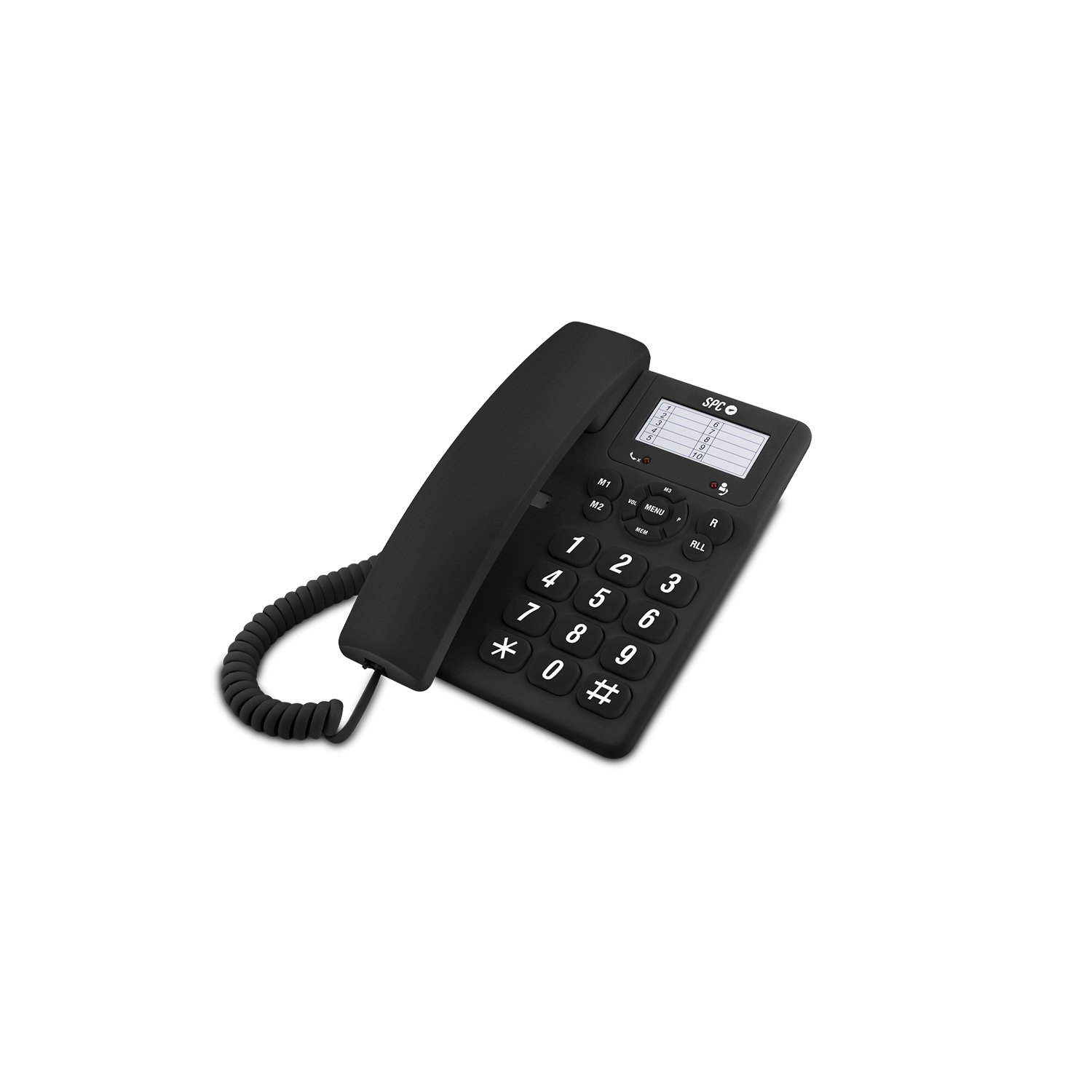 Original Teléfono analógico Negro