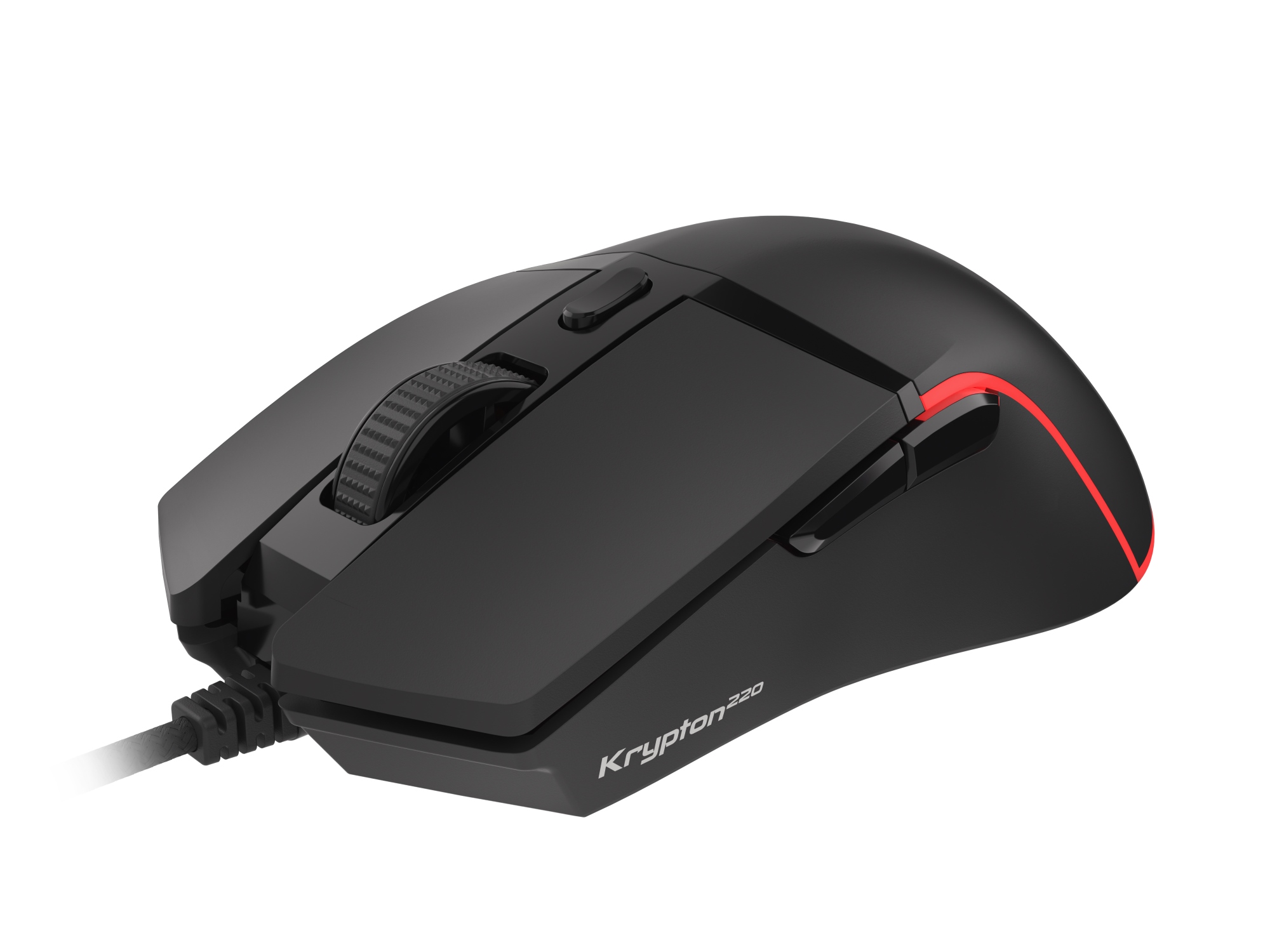 Krypton 220 ratón Juego Mano derecha USB tipo A Óptico 6400 DPI