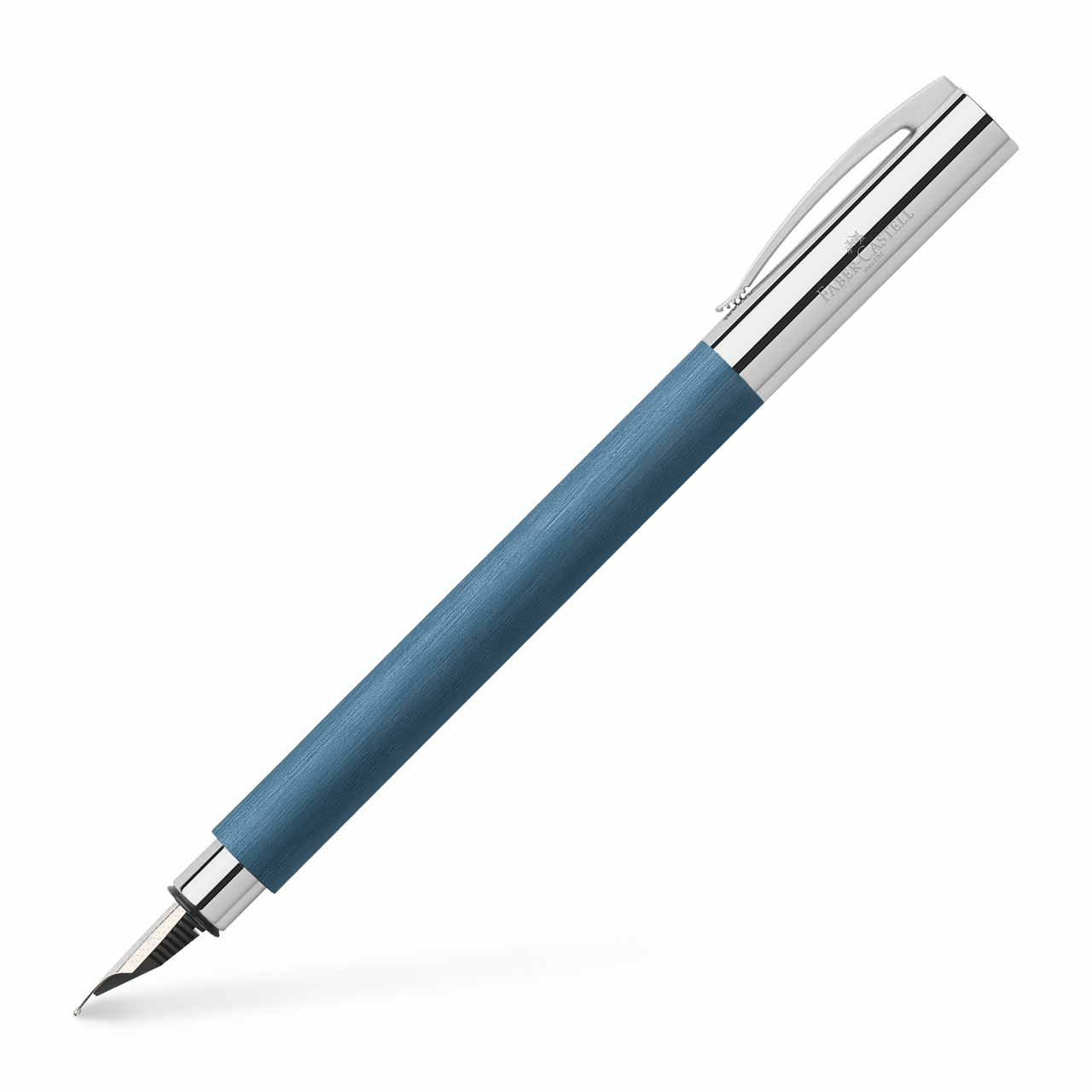 147140 pluma estilográfica Sistema de carga por cartucho Azul, Cromo 1 pieza(s)