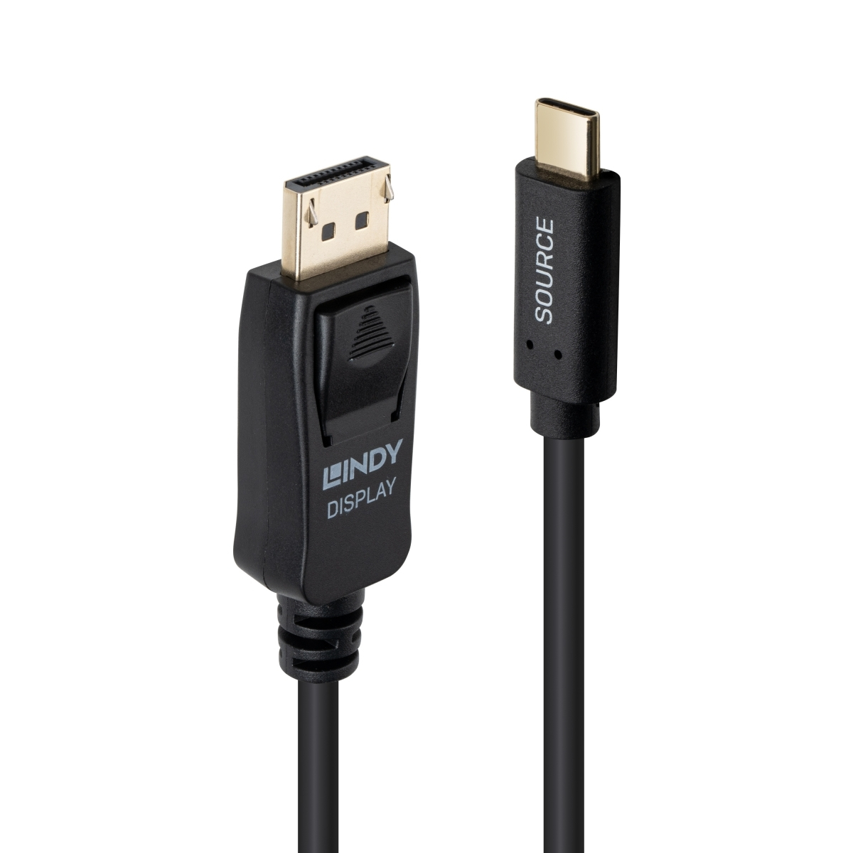 43502 adaptador de cable de vídeo 3 m USB Tipo C DisplayPort Negro