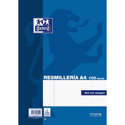 100430272 cuaderno y block A4 100 hojas Azul, Blanco