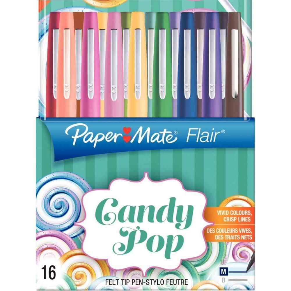 Flair Candy Pop rotulador Medio Multicolor 16 pieza(s)