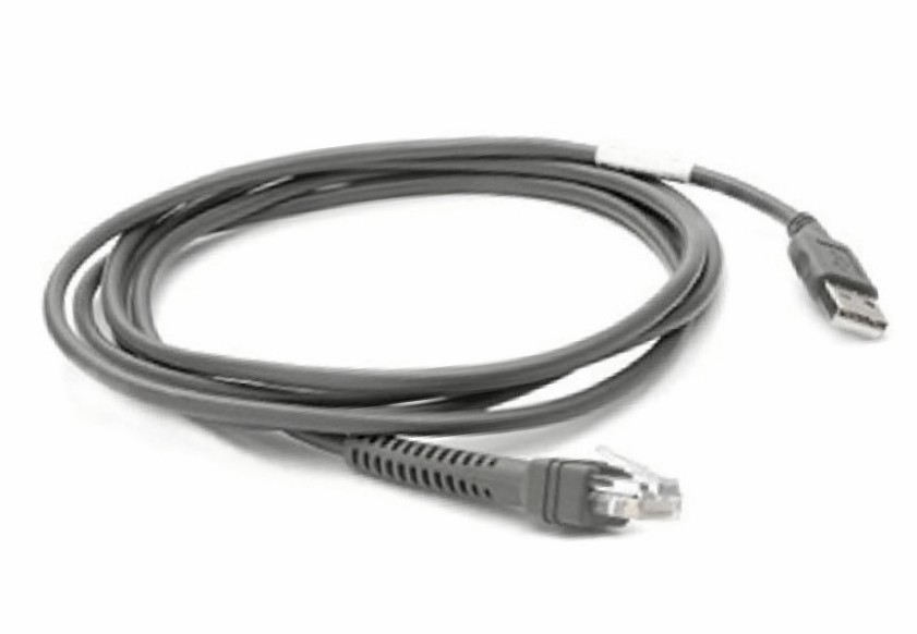 CBA-U21-S07ZBR cable de serie Negro 2,1 m USB EAS