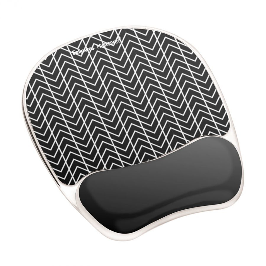 9653401 alfombrilla para ratón Negro, Blanco