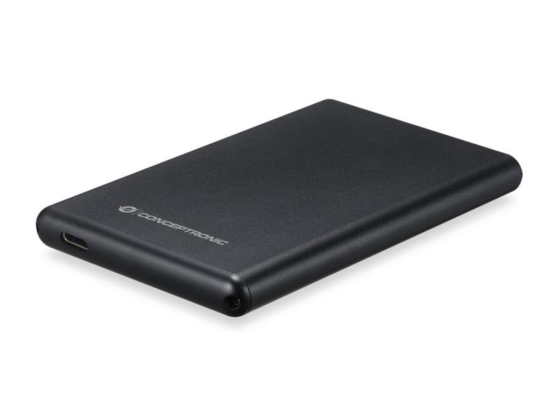 HDE02B caja para disco duro externo Caja de disco duro (HDD) Negro 2.5"