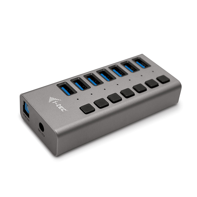 USB 3.0 Charging HUB 7port + Power Adapter 36 W