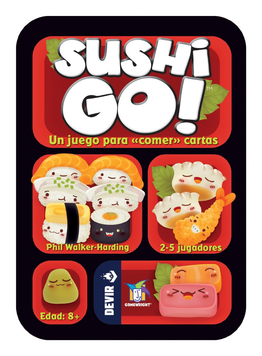 BGSUSHI juego de tablero Sushi Go! 15 min Juego De Cartas Familia