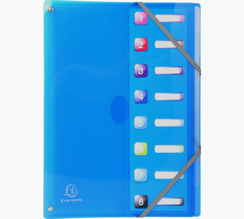 58680E carpeta Polipropileno (PP) Multicolor A4