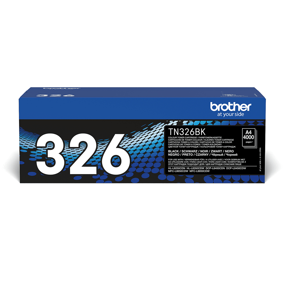 TN-326BK cartucho de tóner 1 pieza(s) Original Negro