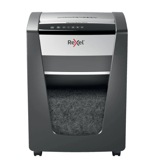Momentum X420 triturador de papel Corte cruzado 58 dB Negro, Plata