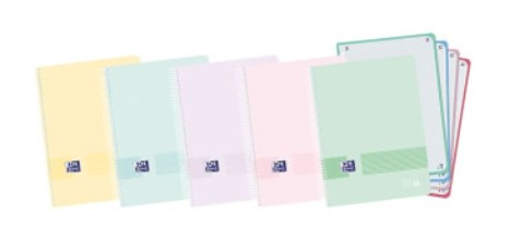 400166695 cuaderno y block A5+ 120 hojas Colores surtidos - Pack de 5 unidades - Color no elegible