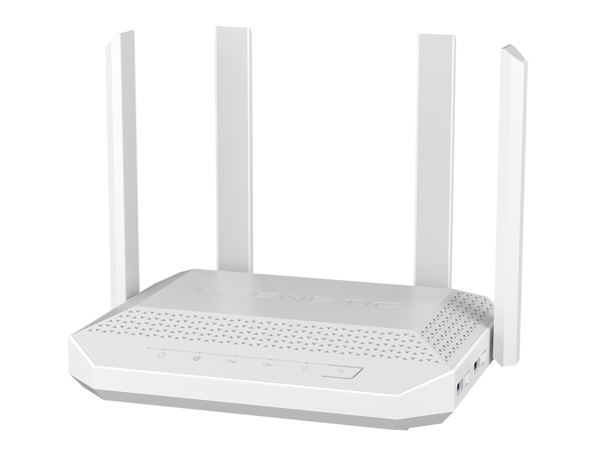Hero (KN-1012) Router Multi-Gigabit Wi-Fi 6 Mesh AX3000 con un Smart Switch Gigabit de 4 puertos y 1 puerto Gigabit 2.5, puerto combinado SFP, puertos USB 2.0 y USB 3.0